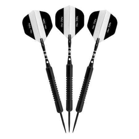 Elkadart Elkadart 22-0128-22 Black 150 Jet Black Steel Tip Darts - 22 g 22-0128-22